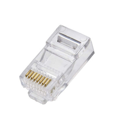 Unshielded Cat5e Rj45 Utp Connector 15u 30u 50u 8p8c Modular Plug