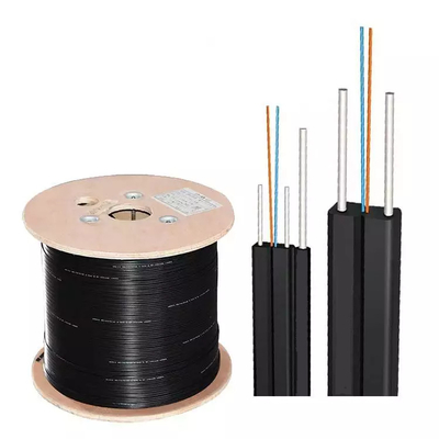 Outdoor Flat 1 2 4 6 12 Core Fiber Drop Cable GJYXCH Single Mode