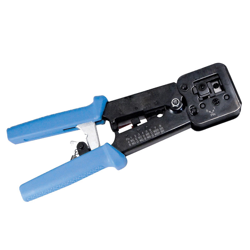 RJ45 RJ11 RJ12 Network Cable Crimping Tool , Multiple Use Plier EZ