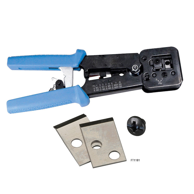 RJ45 RJ11 RJ12 Network Cable Crimping Tool , Multiple Use Plier EZ