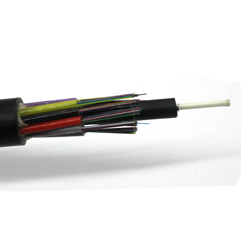12 24 48 96 Cores Outdoor Fiber Optic Cable Dielectric Loose Tube GYFTY ...