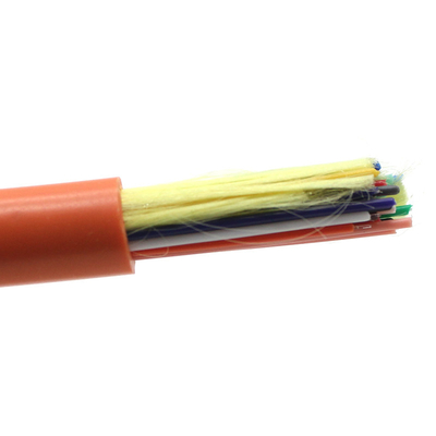 Aramid Yarn Tensile Strength Indoor Fiber Optic Cable 12 Core OM1 Multi Mode GJFJV