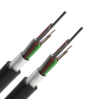 Outdoor Aerial Glass Fiber Optical Cable 12 24 48 96 Core Single Mode GYTA Duct