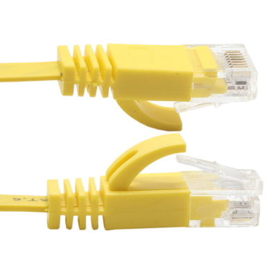 Unshielded Cat6 Flat RJ45 Patch Cord With Bare Copper Branded