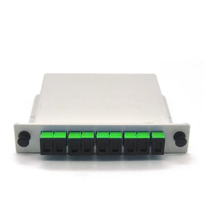 FTTH Fiber Optic Cassette Type PLC Splitter SC APC Connector Splice 1x8