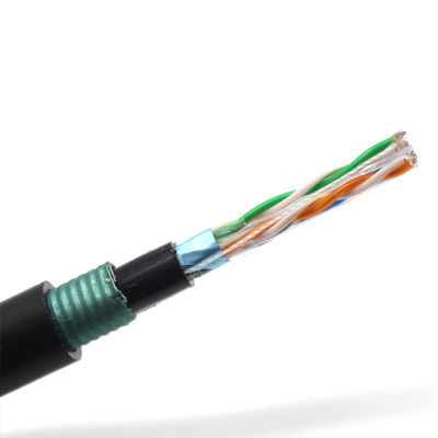 Armored copper strip and steel strip Network Cable Lan Cable Cat6 CAT7  Fluke Test Pass