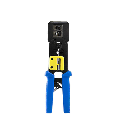 RJ11 RJ45 Pass Through Connector Crimping Tool UTP STP Lan Cable Computer Network