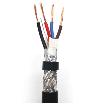 2 3 4 Pair 22awg PVC Jacket RS232 RS485 Communication Signal Control Cable Shielded