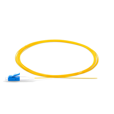 Yellow Single Mode SC PC UPC Fiber Optic Cable Pigtail With SC APC Male Connector