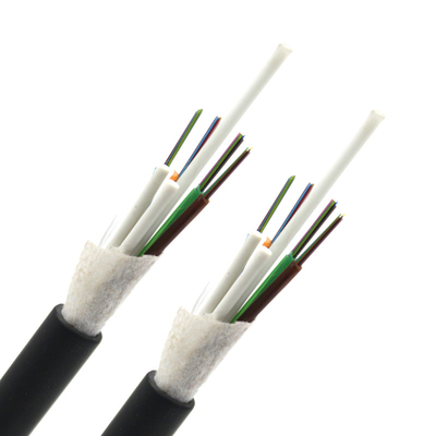 24 48 72 Core Aerial Fiber Optic Cable GYFTY Single Mode G652.D Non Metallic