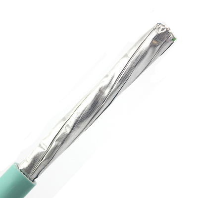 Ftp Cat 6a Network Cable Shielded CAT6A Color-coded PE Aluminum Foil