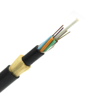 Outdoor ADSS aerial fiber optic cable One Loose Tube 12 Core 24 Core