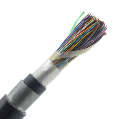 Outdoor Underground Copper Jelly Filled Telephone Cable 20 - 200 Pair Cat 3 Shielded Cable