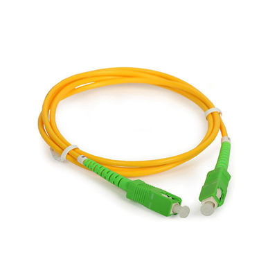 2.0mm 9 /125 Single Mode Duplex Fiber Optic Patch Cord LC/UPC to LC/UPC
