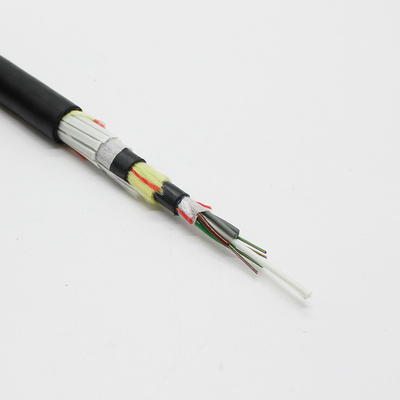 12 24 48 96 Hilos ADSS Fiber Optic Cable 4km Single Jacket Anti Rat Bite Cable