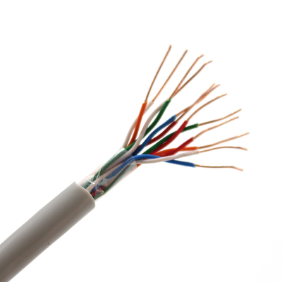 Cat3 UTP / FTP 24AWG Indoor Multi Pair Telephone Cable 10 / 16 / 20 / 25 / 50  Pair Manufacturer