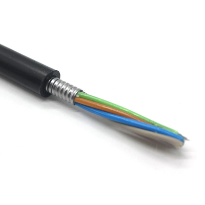 8 Core OS1 OS2 GYTS Fiber Optic Coaxial Cable Outdoor Armored Aerial Duct Cable