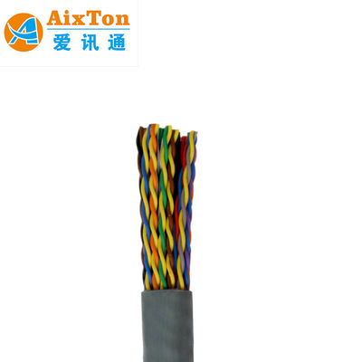 20P 50P 100P 150 Pair Telephone Cable Solid Cat3 24AWG Phone Line Cable Different Length