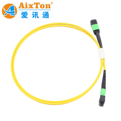 OM3/OM4 MPO Connector 12 Fiber MPO Trunk Cable 8/12/24F MTP MPO Cable For Data Center Room