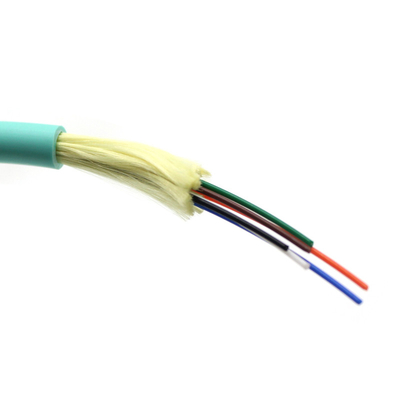 OM3 OM4 Indoor Fiber Optic Cable with 10D/20D Bending Radius and LSZH Outer Jacket Material