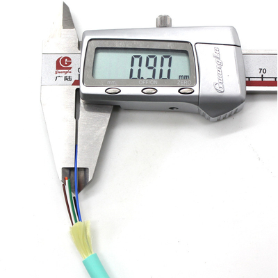 10Gb Distribution Indoor Multi Mode Fiber Optic Cable GJFJV LSZH 6F 8F 12F 24F Bending Radius 10D/20D mm OM1 OM2 OM3 OM4