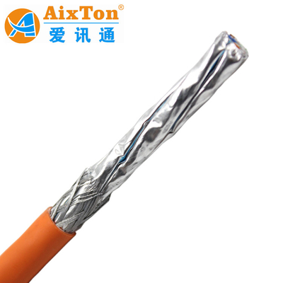 Cat 7 Cable 23AWG Solid Pure Copper FFTP SFTP Shielded CAT7 Cat8 Network Cable