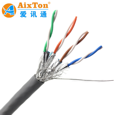Indoor SFTP FFTP UTP FTP SFTP Networking Cat6a Cat7 Cat8 LAN Cable with LSZH/PVC Outer Jacket