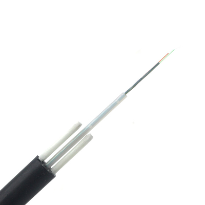 Outdoor Ftth 24 Core Fiber Optic Aerial Drop Cable Round GYFXTY Cable Uni-Tube All Dielectric Aerial