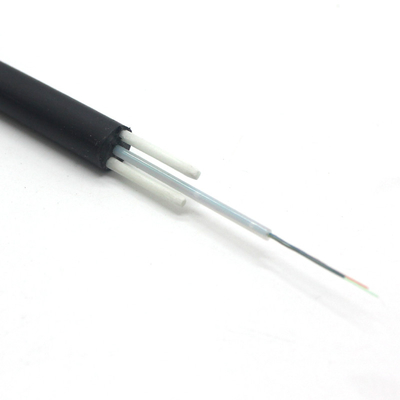 FTTX FTTH Unitube 1 2 4 6 12 24 48 Core Fiber Optic Cable , GYFXTY Optical Fiber Cable
