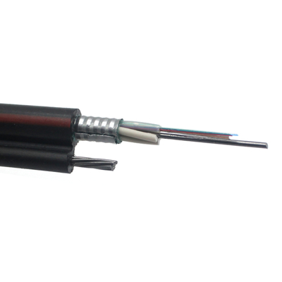 12 24 Fiber Count Single Mode Fiber Optic Cable GYTC8S GYTC8A for Long Distance Networking Length 1-5km per wooden drum