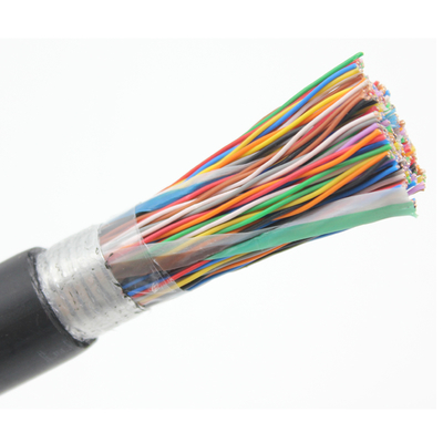 Manufacturer 25 30 50 100 200 1200 Pairs Telephone Cable 0.4mm 0.5mm 0.6mm 24AWG Copper Multipair Cable