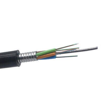 Armored Single Mode 24 48 64 144 288 Core GYTS GYTA Fiber Optic Cable for Outdoor