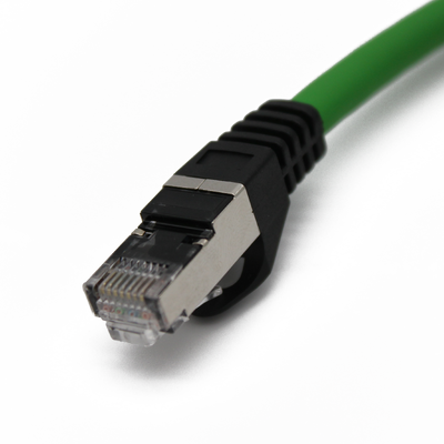 Industrial Ethernet M12 4 Pin D Code to RJ45 High Flex CAT6 Shielded Waterproof 