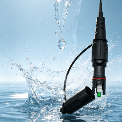2 Fiber IP68 Rated Corning ALTOS Outdoor (OSP) Armored Singlemode Preconnectorized Fiber Optic Cable Assembly