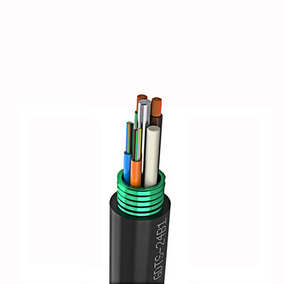 Optical Power Composite Cable With Steel Tape GDTS GDTA Hybrid Fiber Power Cable 12 24 CORE