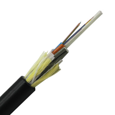 Aerial Outdoor 72 Core ADSS Fiber Optic Cable G652d Single PE Jacket