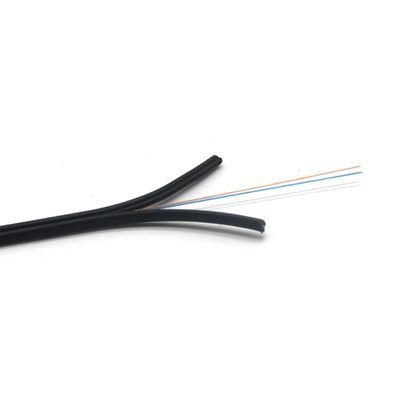 FTTH Flat Drop Cable Metallic FRP Gjyxch Single Mode Sm G657A1 A2 G652D