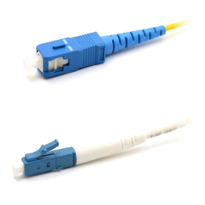 Communication 3m Fiber Optic Patch Cord LC APC Sc APC Sm For FTTH