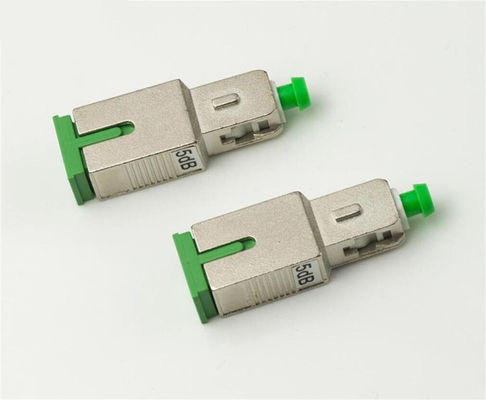 Fixed Optical Fiber Accessories Attenuator LC/UPC SC/UPC Single Mode Plug Type 3db 5db Male To Female