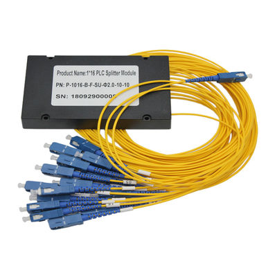 SC UPC Fiber Optic Accessories 1x8 1x16 1×32 PLC Splitter ABS Box Type