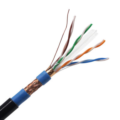 Waterproof Ethernet Cat6 Cable 1000mhz 23AWG Shielded Outdoor UV Resistance