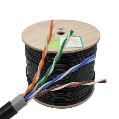 UV Resistance Cat5e Network Cable Outdoor UTP 24AWG Copper Wire