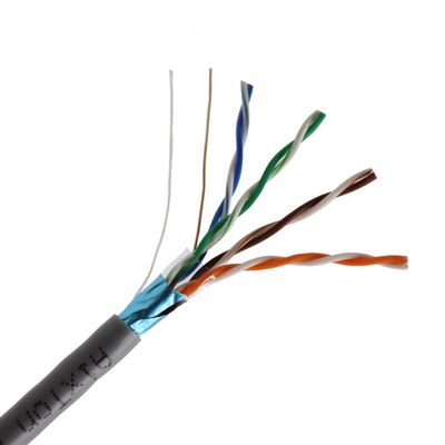 4pr 24awg CAT5E Ethernet Cable PVC 0.5mm 1000ft Network Ethernet Cable