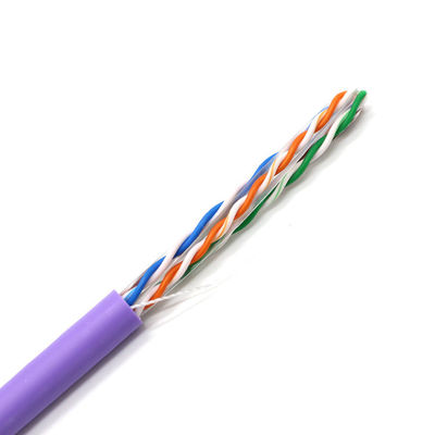 Color Code PE UTP CAT6 Ethernet Cable LSZH Jacket CE ISO RoHS Approved