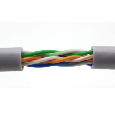 Gray PVC 1000ft CAT5E Ethernet Cable Utp Bare Copper Ethernet Cable