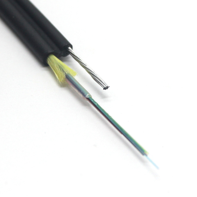 12 24 Core ADSS Fiber Optic Cable GYXTC8Y Small Figure PE jacket